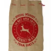 Baluchon de Noël XXL en toile de jute|Cadeaux.com Best