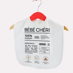 Bavoir bébé personnalisé - Composition d'un bébé|Cadeaux.com