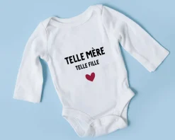 Body bébé personnalisé - Message|Cadeaux.com Outlet
