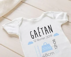 Body personnalisé pour bébé - Naissance - Bleu|Cadeaux.com Online