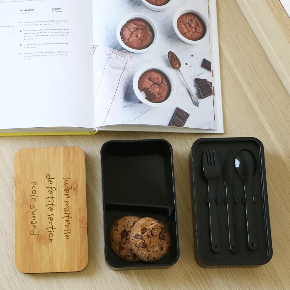 Boite à bento personnalisée - Mots d'enfants pour maitresse|Cadeaux.com Best