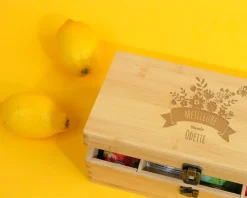 Boite à thé personnalisée - Collection Mamie Fleurie|Cadeaux.com Clearance