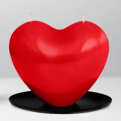 Bougie parfumée en forme de coeur rouge|Cadeaux.com Hot