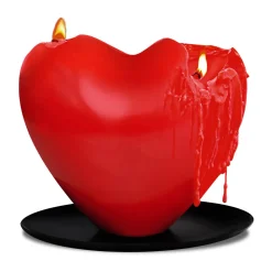 Bougie parfumée en forme de coeur rouge|Cadeaux.com Hot
