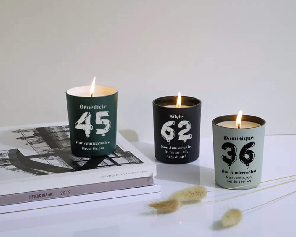 Bougie personnalisable parfumée - Ballons d'anniversaire|Cadeaux.com Best