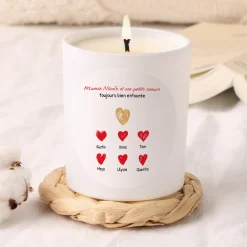 Bougie personnalisée - Mamie et ses petits coeurs|Cadeaux.com Sale