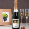 Bouteille de champagne personnalisée - Photo|Cadeaux.com