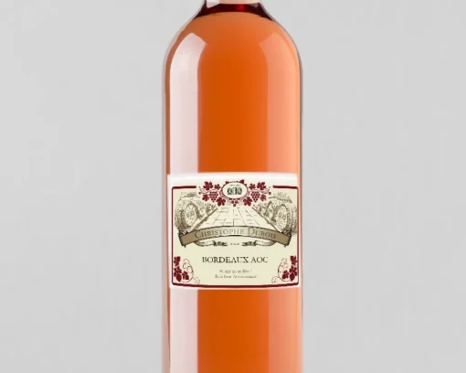 Bouteille de vin rosé personnalisée - Prénom et message|Cadeaux.com Online