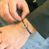 Bracelet cordon avec cible personnalisée en bois|Cadeaux.com Discount