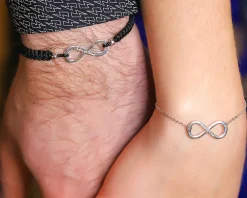 Bracelet infini personnalisé pour Homme - Prénom|Cadeaux.com Hot