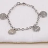 Bracelet médailles - Argent véritable|Cadeaux.com Outlet