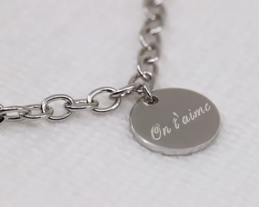 Bracelet médailles - Argent véritable|Cadeaux.com Outlet