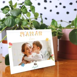 Cadre en verre personnalisé - Amour Fleuri|Cadeaux.com Sale