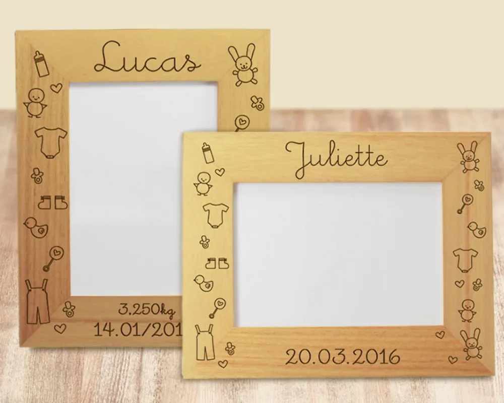 Cadre gravé naissance|Cadeaux.com Online