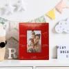 Cadre métal rouge gravé Naissance|Cadeaux.com Best
