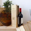 Caisse à vin personnalisée mariage - Prénoms couple|Cadeaux.com Discount
