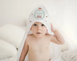 Cape de bain bébé personnalisable - Mon Premier Noël|Cadeaux.com Outlet