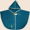 Cape de bain personnalisée brodée - Laton Pétrole|Cadeaux.com
