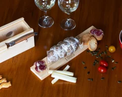 Cave à saucisson personnalisée et son couteau|Cadeaux.com Online