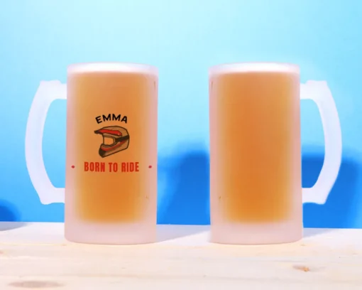 Chope de bière personnalisée - Passion Moto|Cadeaux.com Online