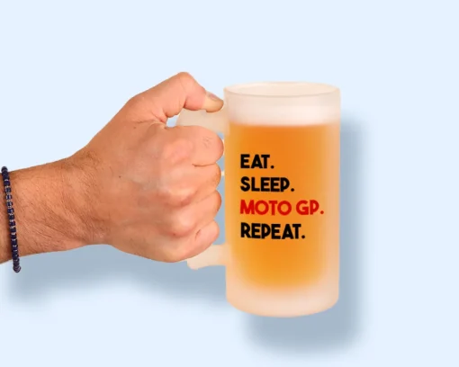 Chope de bière personnalisée - Message Moto|Cadeaux.com Online
