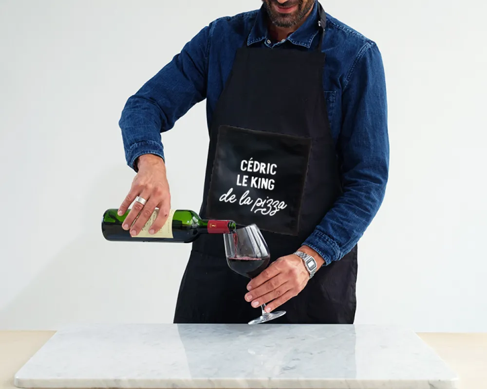 Coffret cuisine - Tablier noir et planche apéro personnalisés|Cadeaux.com Hot