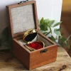 Coffret personnalisé avec rose en or et rose éternelle secrète|Cadeaux.com Outlet