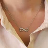 Collier infini personnalisé pour Femme - Prénom|Cadeaux.com Hot