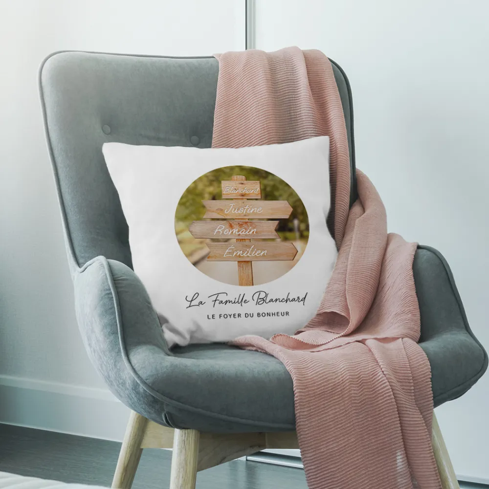 Coussin personnalisé - Destination Bohème|Cadeaux.com Outlet