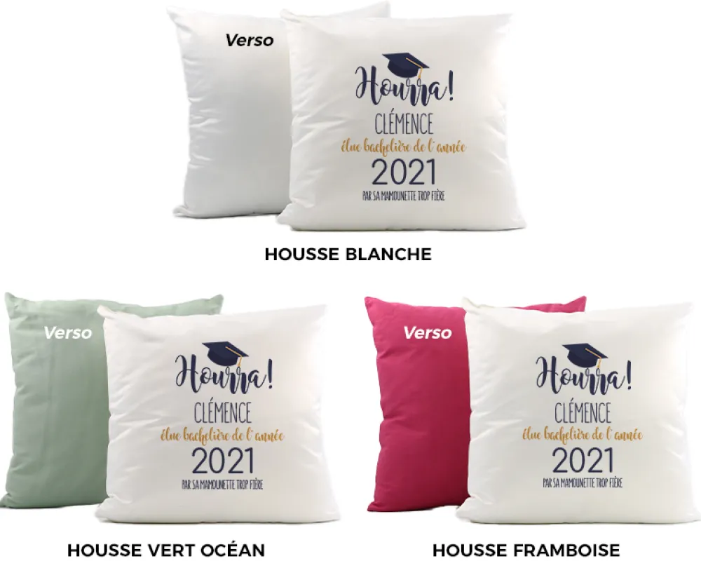 Coussin personnalisé - Diplômé(e)|Cadeaux.com Best