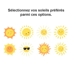 Coussin personnalisé - Famille Soleils|Cadeaux.com Clearance