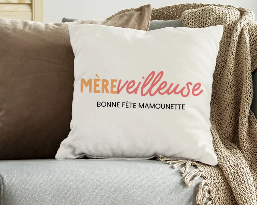 Coussin personnalisé - Mère-veilleuse|Cadeaux.com New