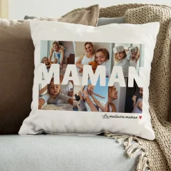 Coussin personnalisé - Multi photos famille|Cadeaux.com Hot