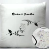 Coussin personnalisé - Rose Swarovski®|Cadeaux.com Online