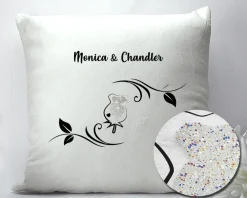 Coussin personnalisé - Rose Swarovski®|Cadeaux.com Online