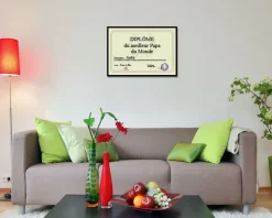 Diplôme personnalisé - Meilleur Papa|Cadeaux.com Outlet
