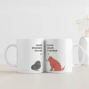 Duo de mugs personnalisés - Couple d'animaux|Cadeaux.com New