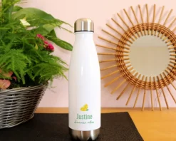 Gourde isotherme en inox personnalisable - Citron|Cadeaux.com Clearance