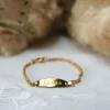 Gourmette Bébé Plaqué or 14 carats - modèle Altesse|Cadeaux.com Best