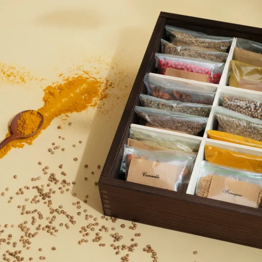 Grand coffret 36 épices personnalisé - Papi et ses petits coeurs|Cadeaux.com Outlet