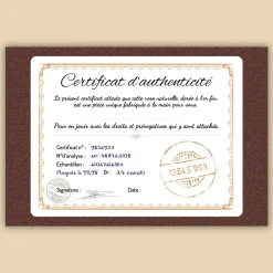 Grande rose en or dans son écrin personnalisable - Dessin au trait|Cadeaux.com Best