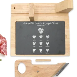 Guillotine à saucisson personnalisée - Papi et ses petits coeurs|Cadeaux.com Sale