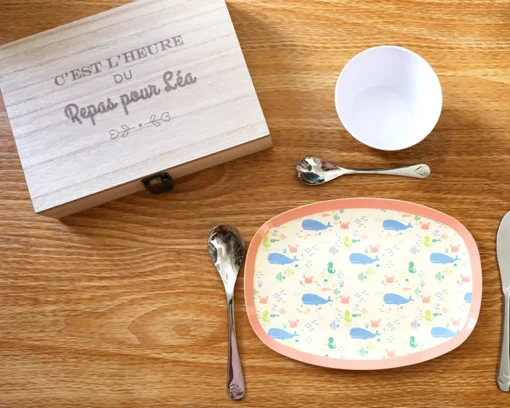 Kit couverts enfant gravé|Cadeaux.com Discount