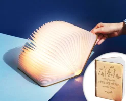 Lampe livre lumineux personnalisé - Première Fête des Mères|Cadeaux.com