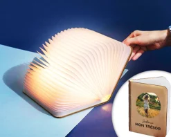 Lampe livre lumineux personnalisable - Prénom Photo|Cadeaux.com Discount