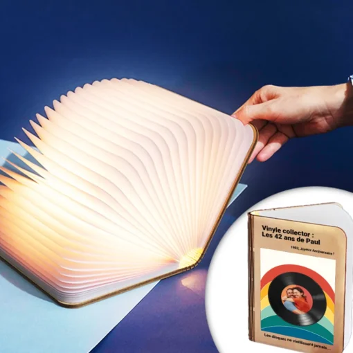 Lampe livre lumineux personnalisé - Retro Vibes|Cadeaux.com Discount