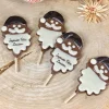 Lot de 4 sucettes Père Noël en chocolat au lait dont 2 personnalisées|Cadeaux.com Sale