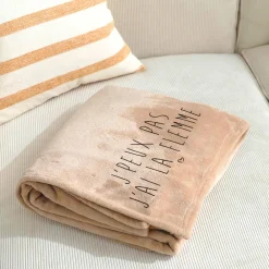 Maxi plaid - La flemme|Cadeaux.com