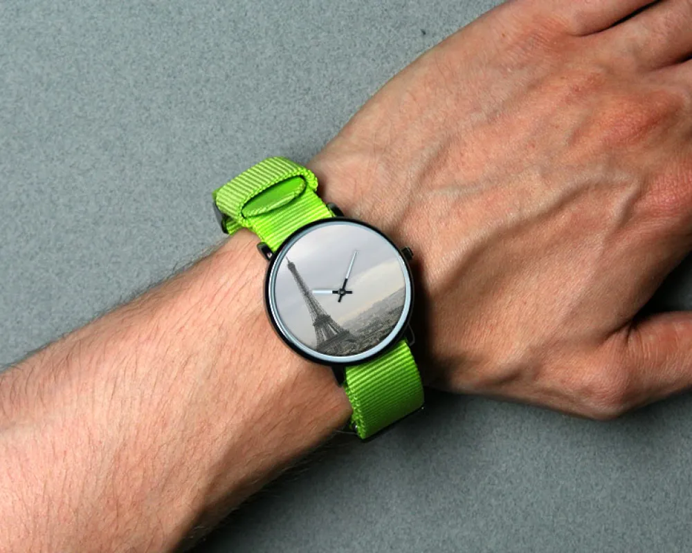 Montre bleu vert Photo|Cadeaux.com Best