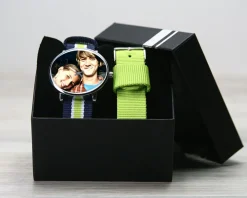 Montre bleu vert Photo|Cadeaux.com Best